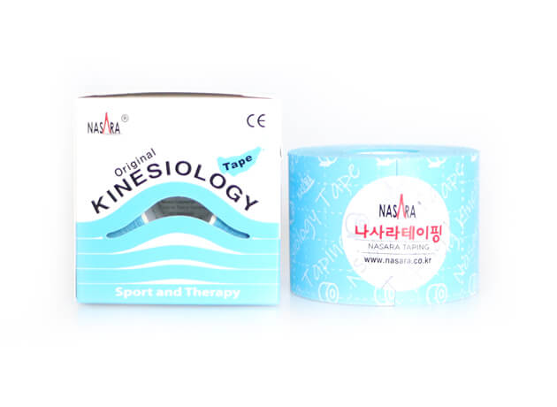 Bandă kinesiologică Nasara 5cm x 5m #16478
