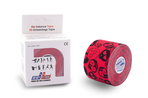 BB tape CRANII rosu 5cm x 5m #15444