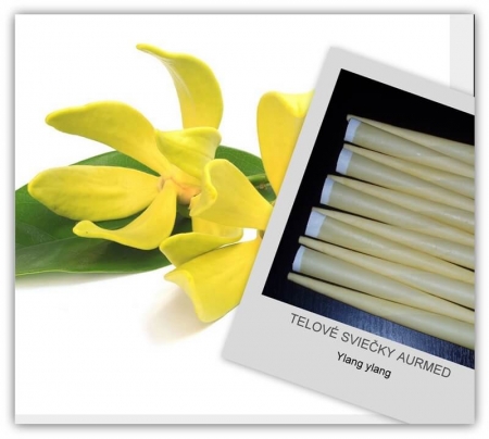 Lumânări corporale cu ylang ylang 10buc #15109