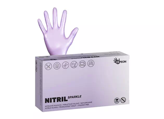 Mănuși de nitril NITRIL SPARKLE 100buc #16838