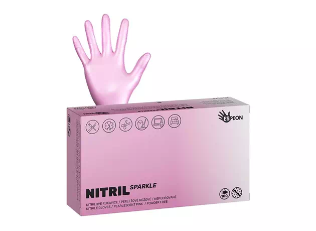 Mănuși de nitril NITRIL SPARKLE 100buc #16841