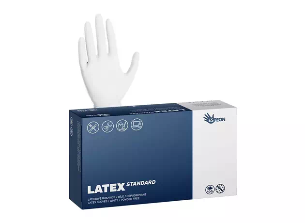 Mănuși din latex LATEX STANDARD 100buc #16842