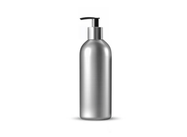 Recipient din aluminiu cu dozator din aluminiu 300 ml