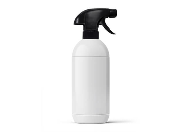 Recipient din plastic cu pulverizator negru 500ml