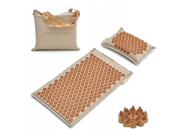 Saltea de presopunctură ECO crem-auriu 72x40cm #16770