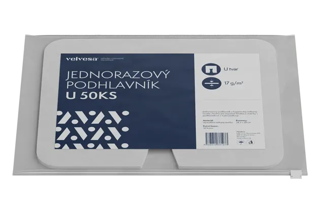 Tetieră de unică folosință velvesa® U 50buc 17g/m2 #1442