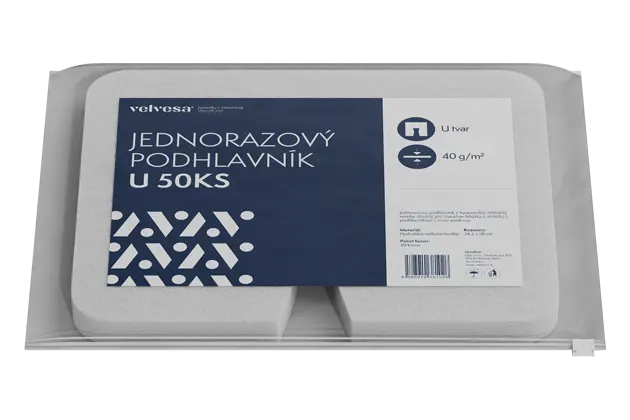 Tetieră de unică folosință velvesa® U 50buc 40g/m2