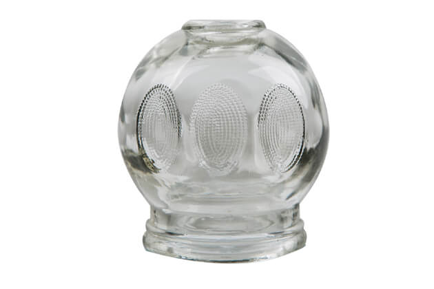 3. Ventuză de sticlă pentru masaj 3 - diametru: 60mm  (8 buc)
