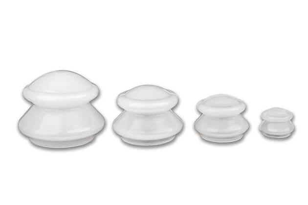 Ventuze de silicon pentru masaj set de 4buc #1022